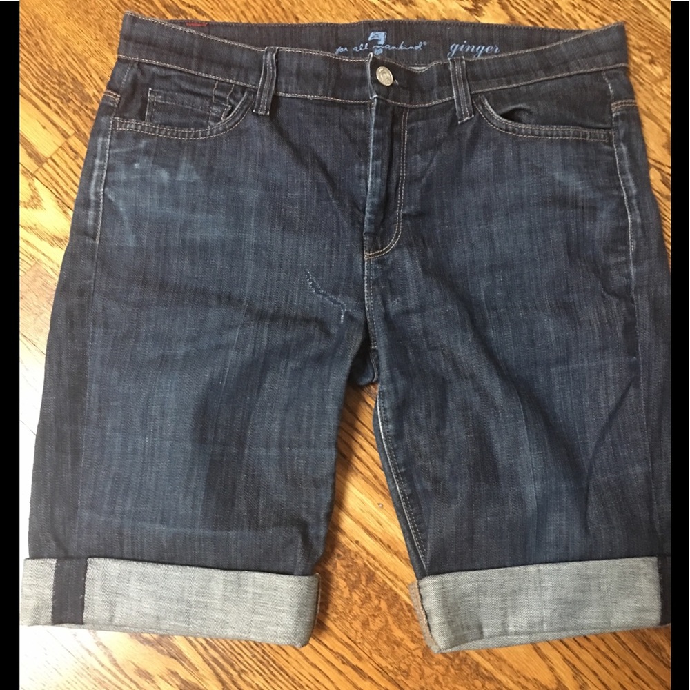 7 For All Mankind—Cut off Jeans—Ginger